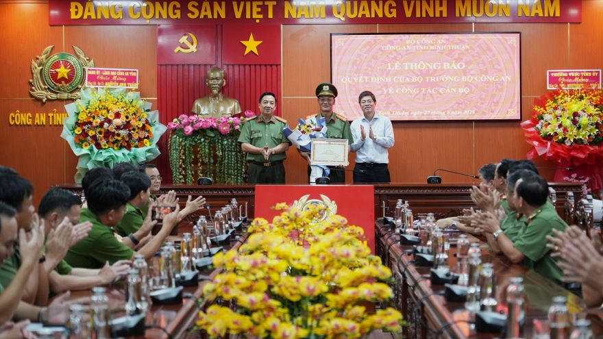 Phó Giám đốc Công an Bình Thuận làm Phó Cục trưởng Cục An ninh chính trị nội bộ